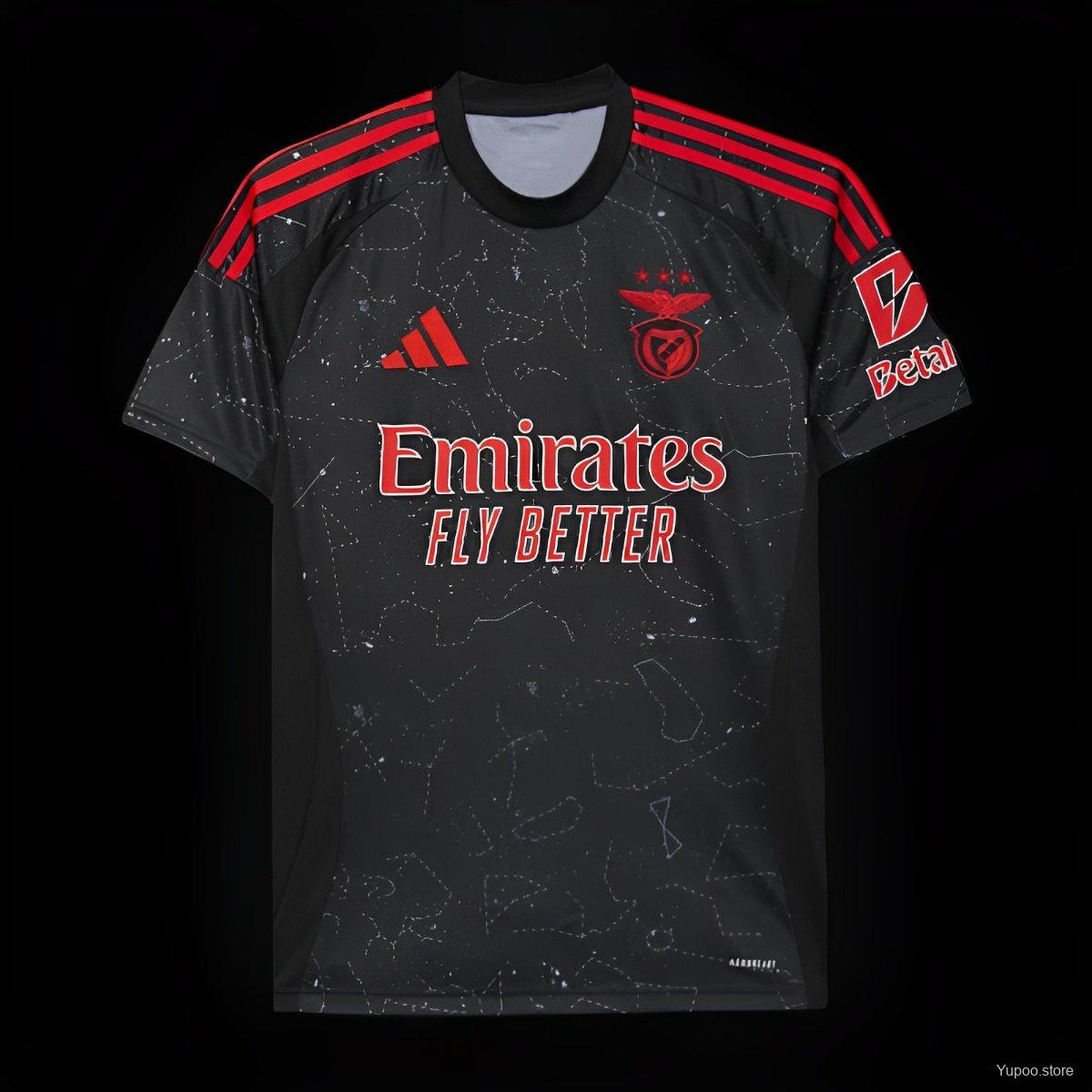 Camiseta de fútbol SL Benfica 2024/25 VISITANTE MANGA CORTA VERSION FAN